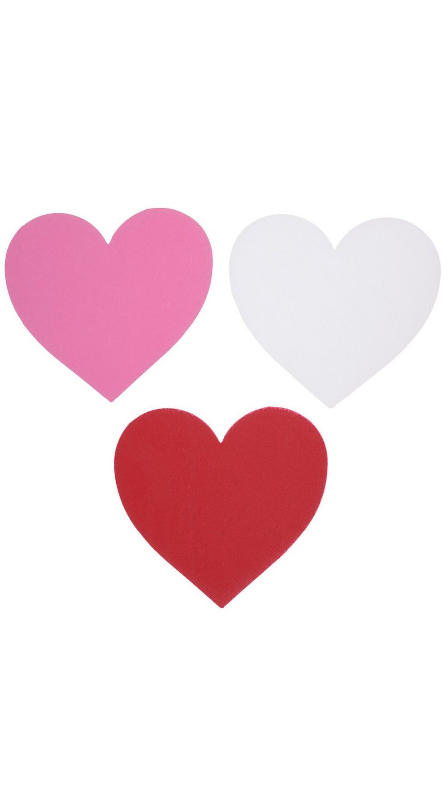 Red, White & Pink Parchment Hearts | Hobby Lobby | 6363329