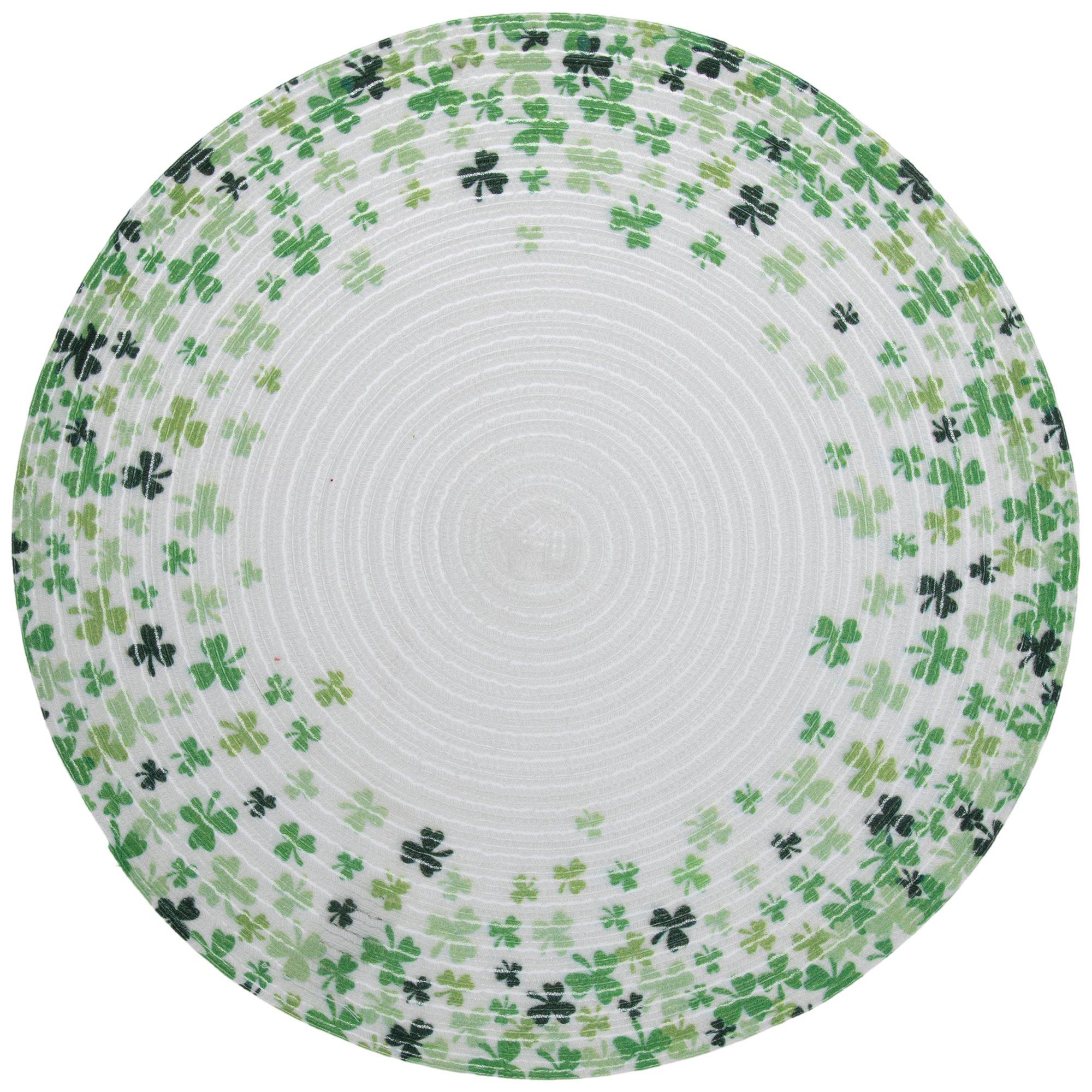 Green Shamrocks Woven Placemat | Hobby Lobby | 6363444