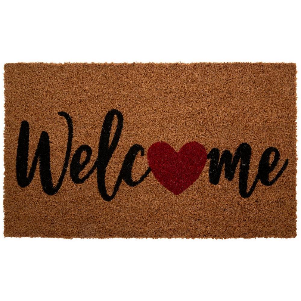 Welcome Heart Coir Doormat | Hobby Lobby | 6363691