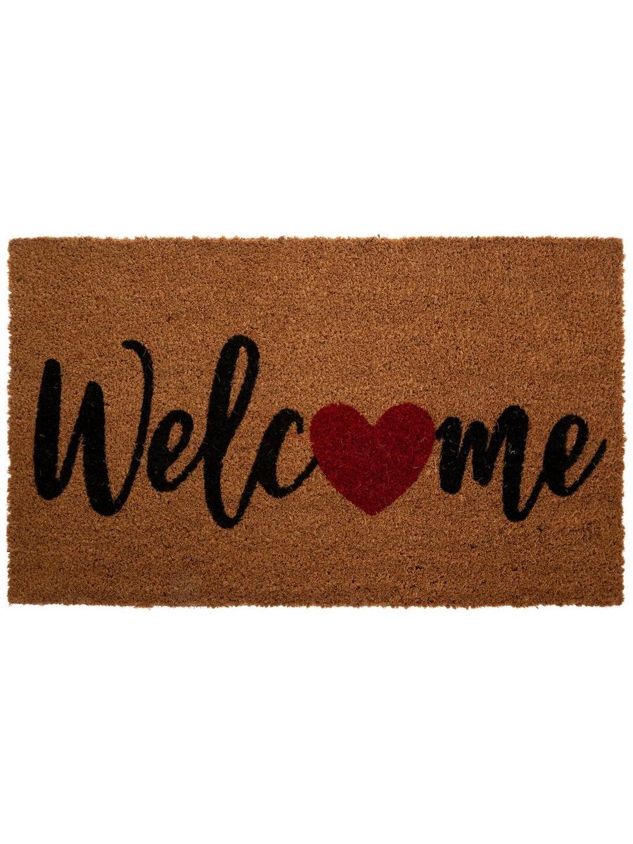 Welcome Heart Coir Doormat | Hobby Lobby | 6363691
