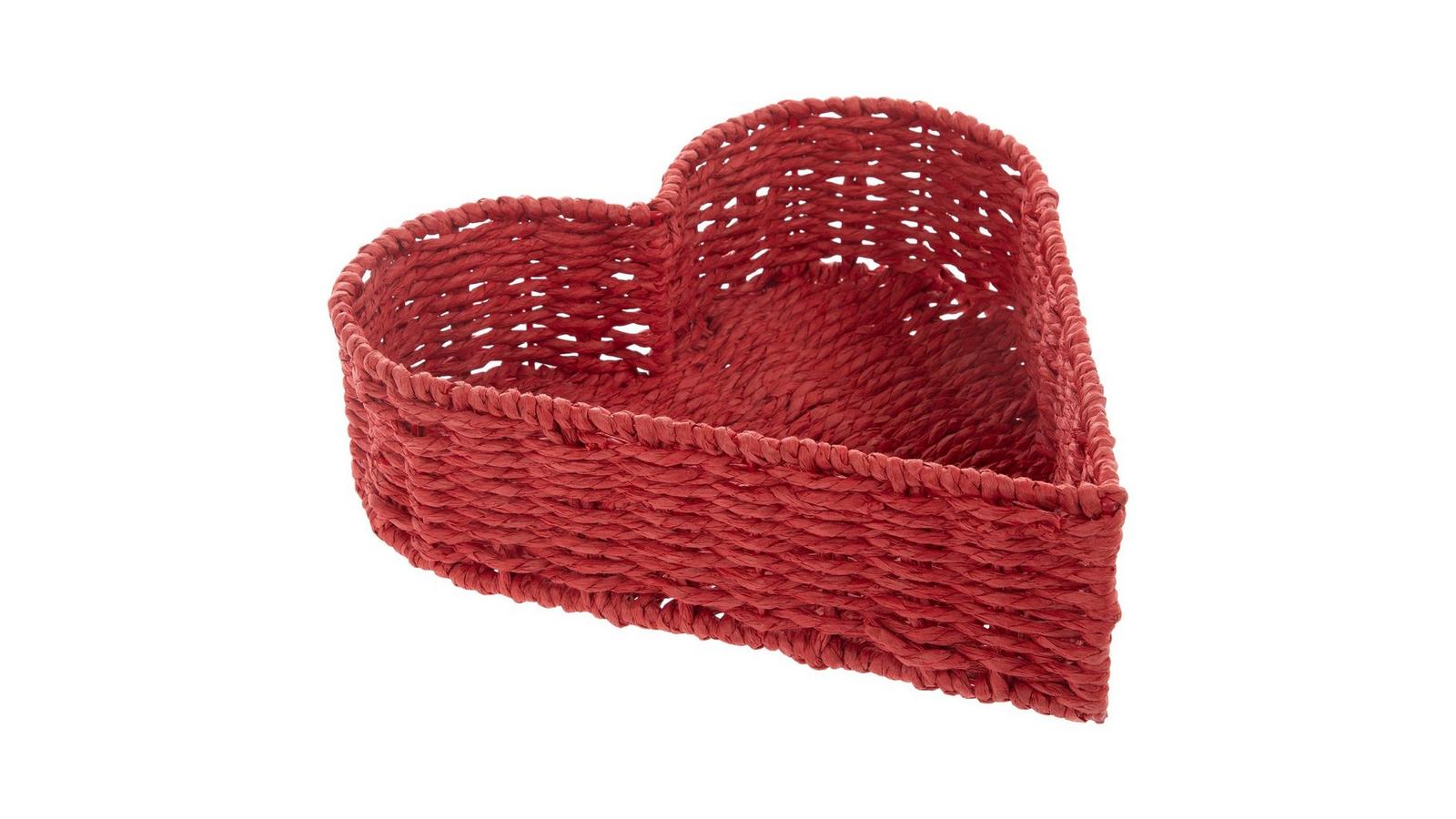 Red Heart Woven Basket | Hobby Lobby | 6364103