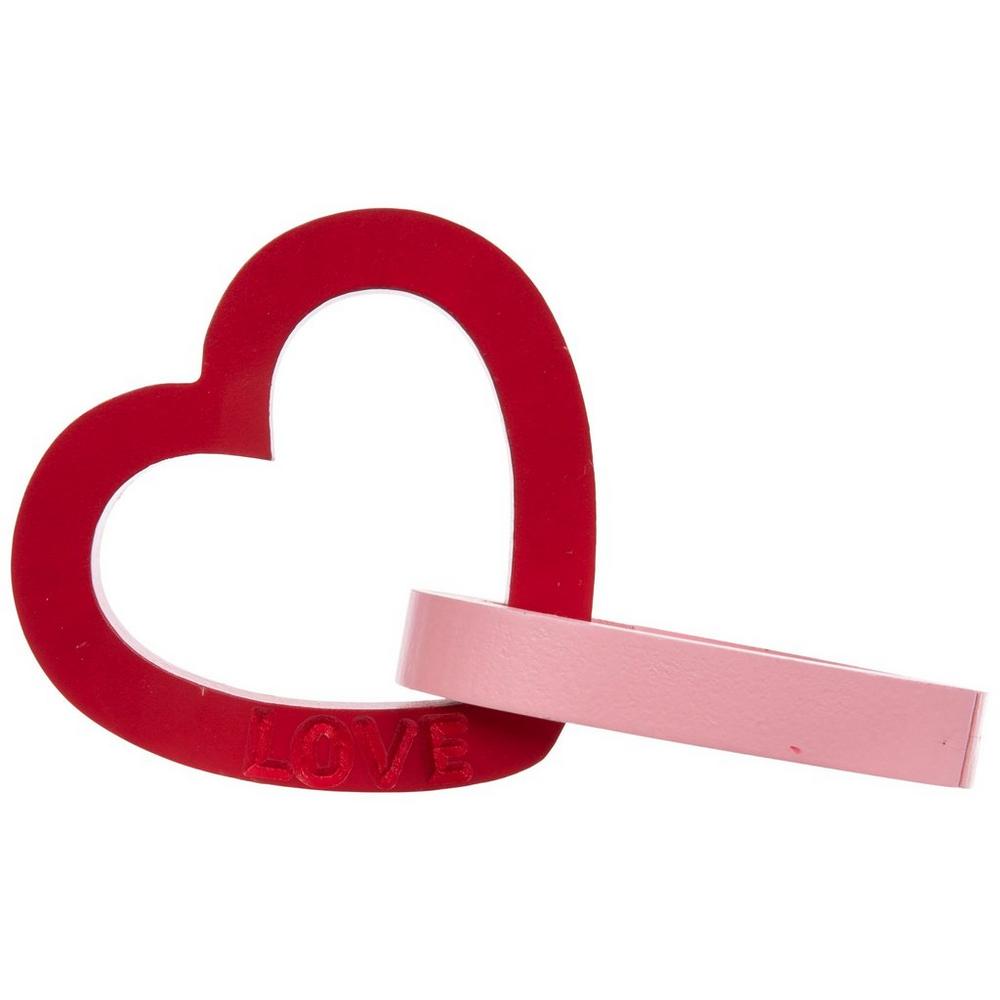 Love Linked Hearts Wood Decor | Hobby Lobby | 6364574
