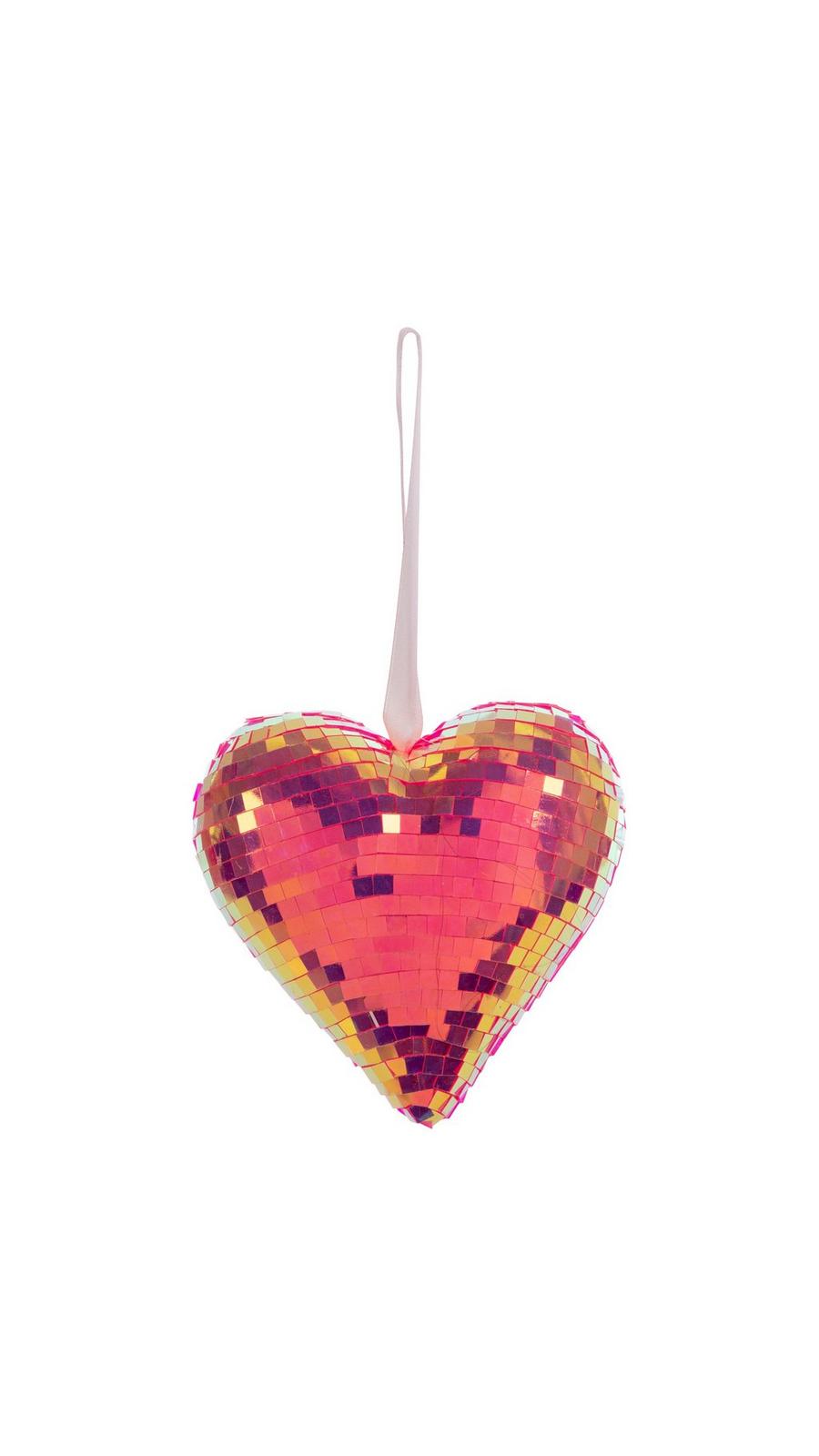 Pink Disco Heart Ornament | Hobby Lobby | 6364756