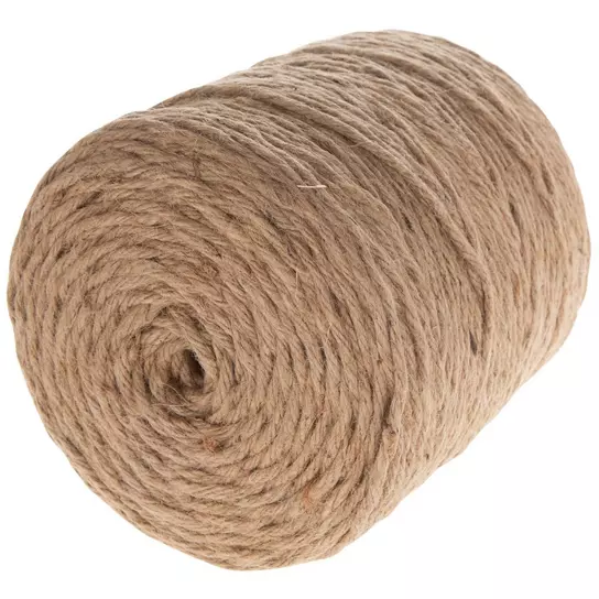Topbuti 5mm Natural Jute Twine 100 Feet Braided Jute Rope, Crafting Twine  String Thick Twine for DIY Artwork, Christmas Twine, Gift Wrapping