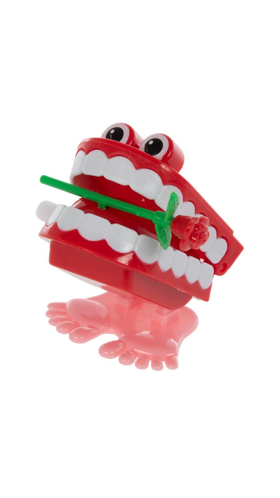 Wind Up Chattering Teeth With Rose | Hobby Lobby | 6365506