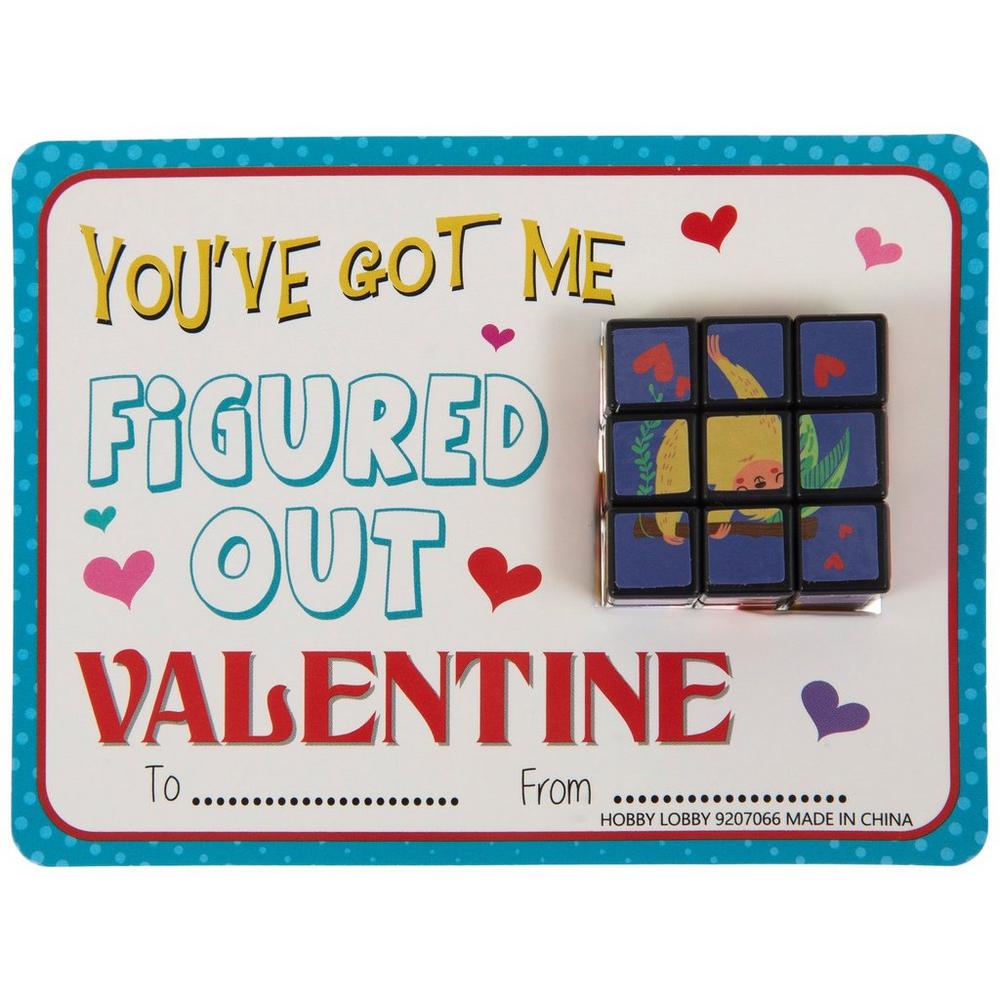 Valentine Cards With Puzzle Cubes | Hobby Lobby | 6365712
