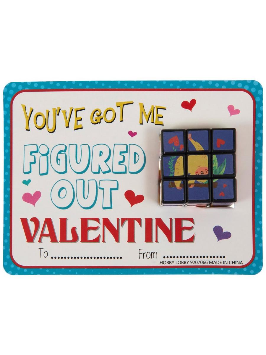 Valentine Cards With Puzzle Cubes | Hobby Lobby | 6365712