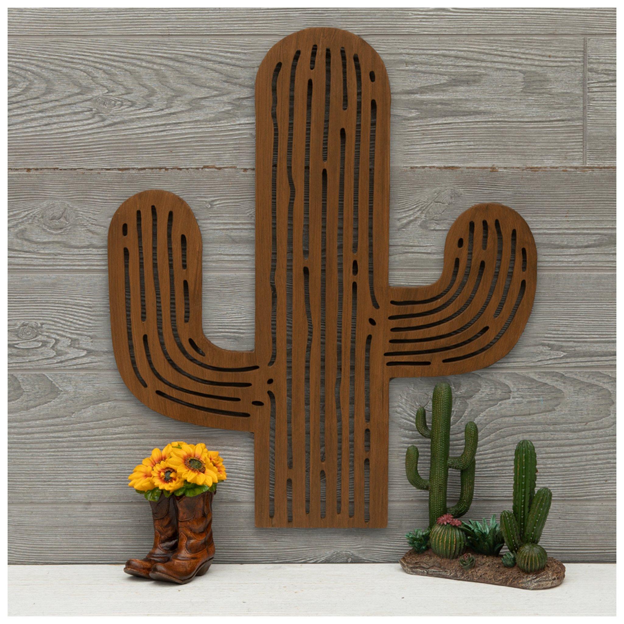 Cactus Cutout Wood Wall Decor | Hobby Lobby | 6368526