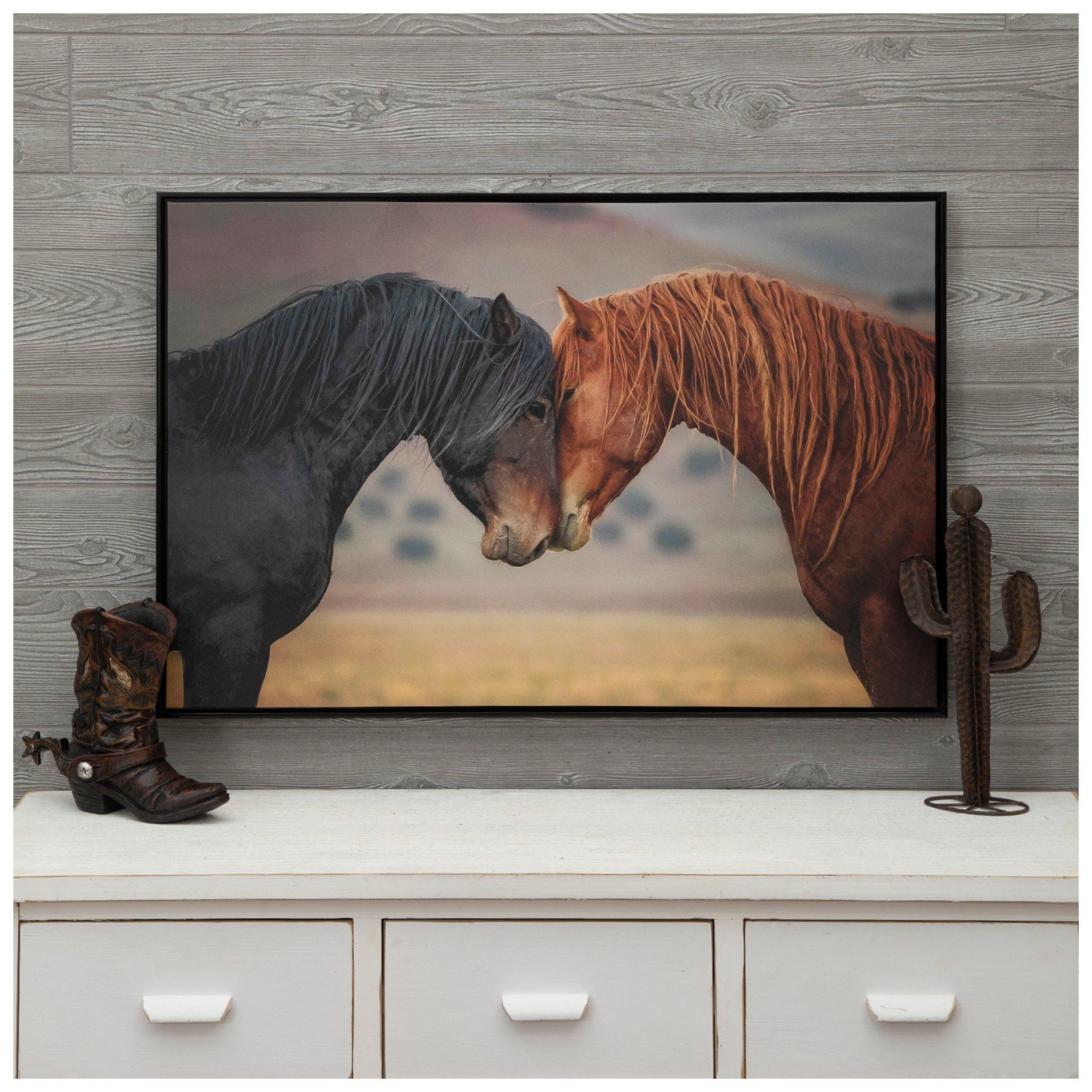 Two Horses Canvas Wall Decor | Hobby Lobby | 6370175