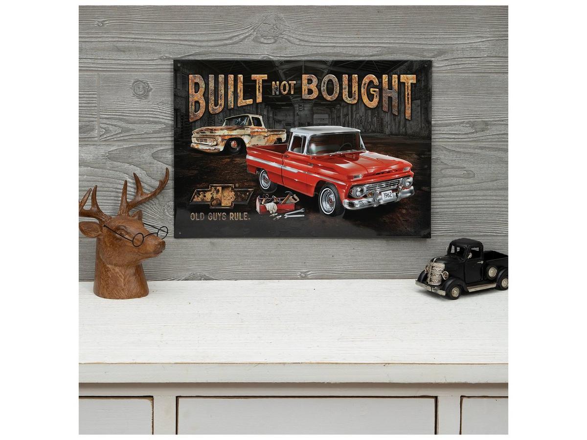 Built Not Bought Metal Sign | Hobby Lobby | 6370951