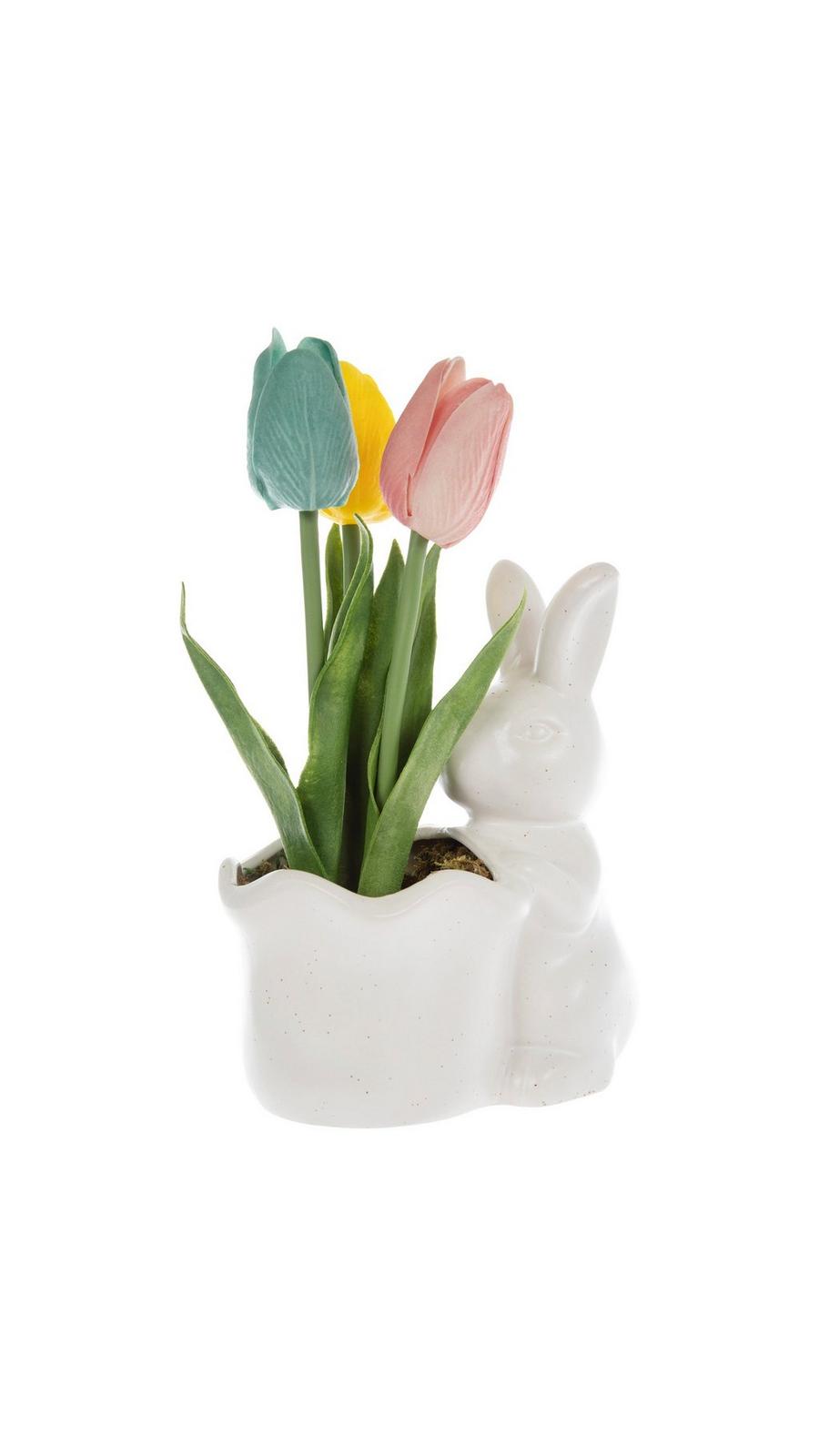 Tulips In Bunny Flower Pot | Hobby Lobby | 6371447