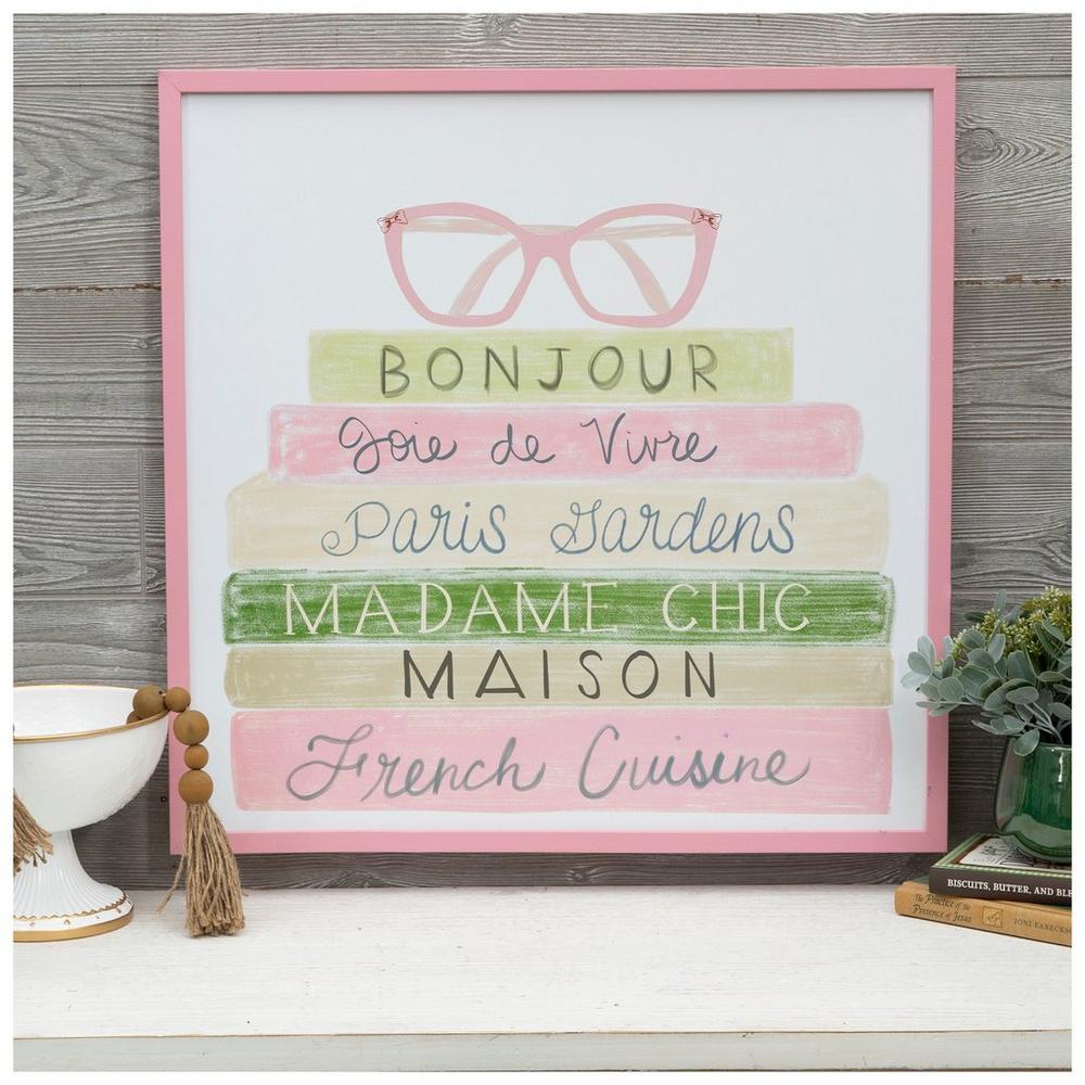 French Books Wood Wall Decor | Hobby Lobby | 6372395