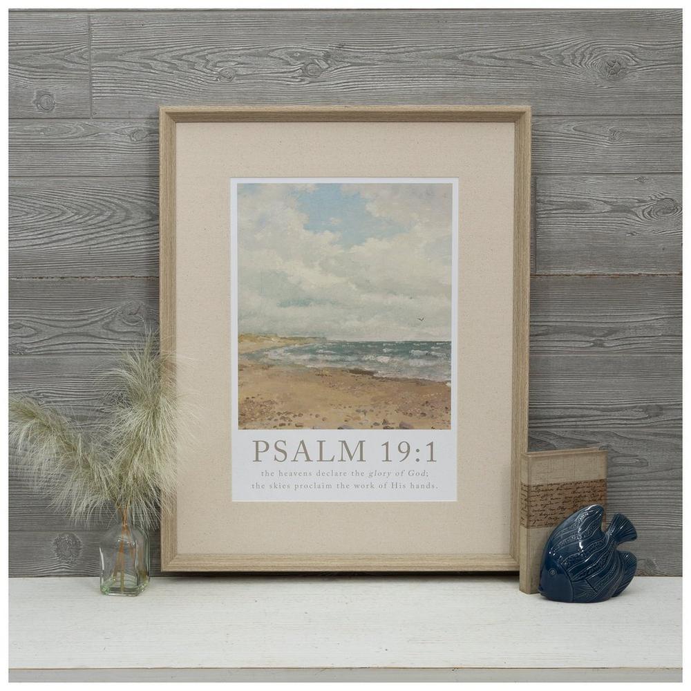 Psalm 19:1 Wood Wall Decor