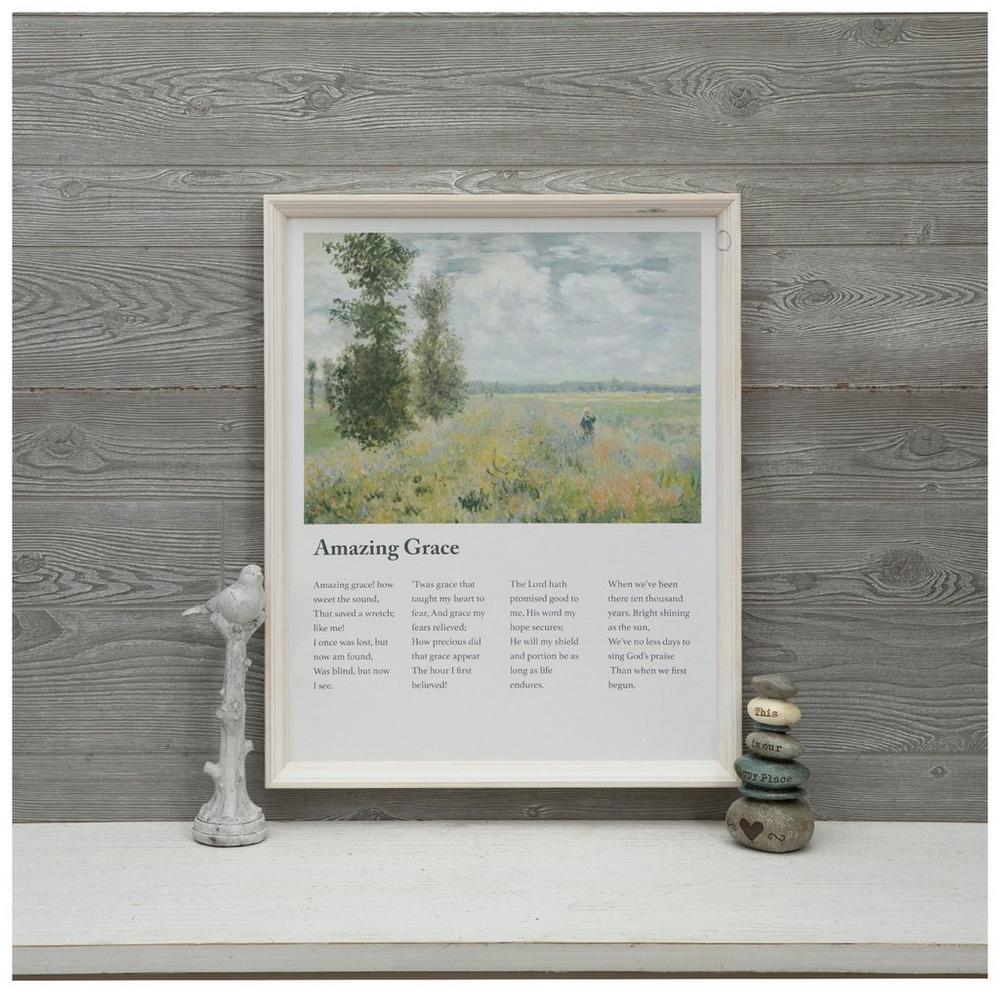 Amazing Grace Wood Wall Decor