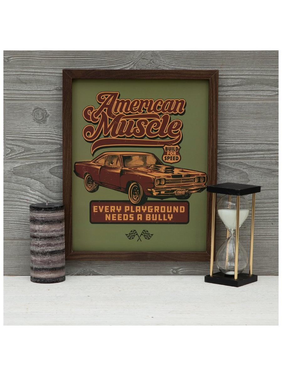 American Muscle Wood Wall Decor | Hobby Lobby | 6373096