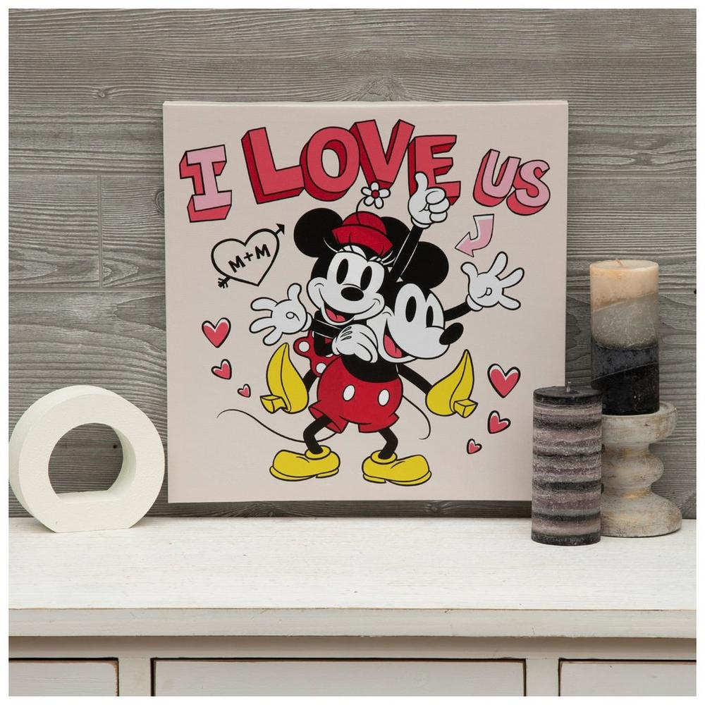 I Love Us Mickey Canvas Wall Decor | Hobby Lobby | 6373138