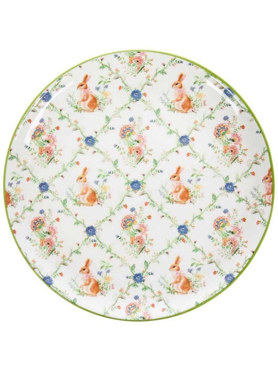 Bunny & Floral Lattice Salad Plates | Hobby Lobby | 6373815