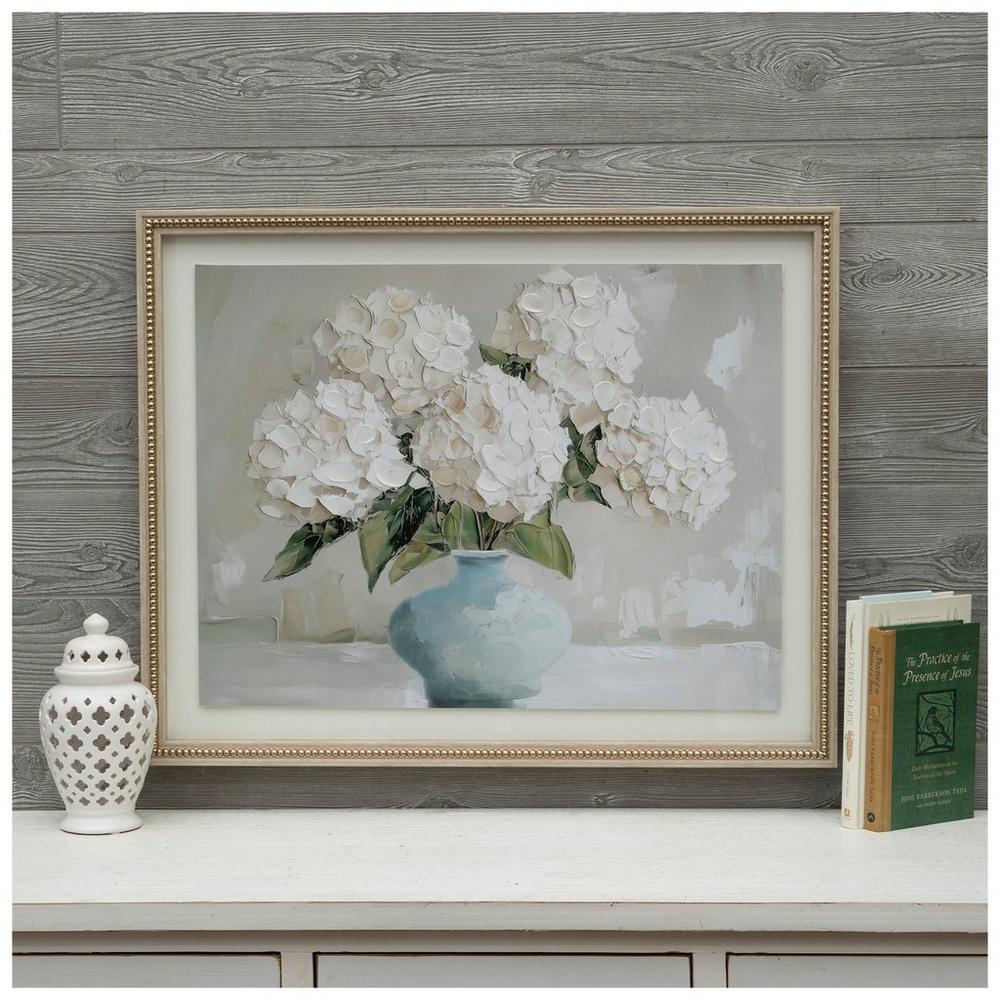 Flower Bouquet Framed Wall Decor