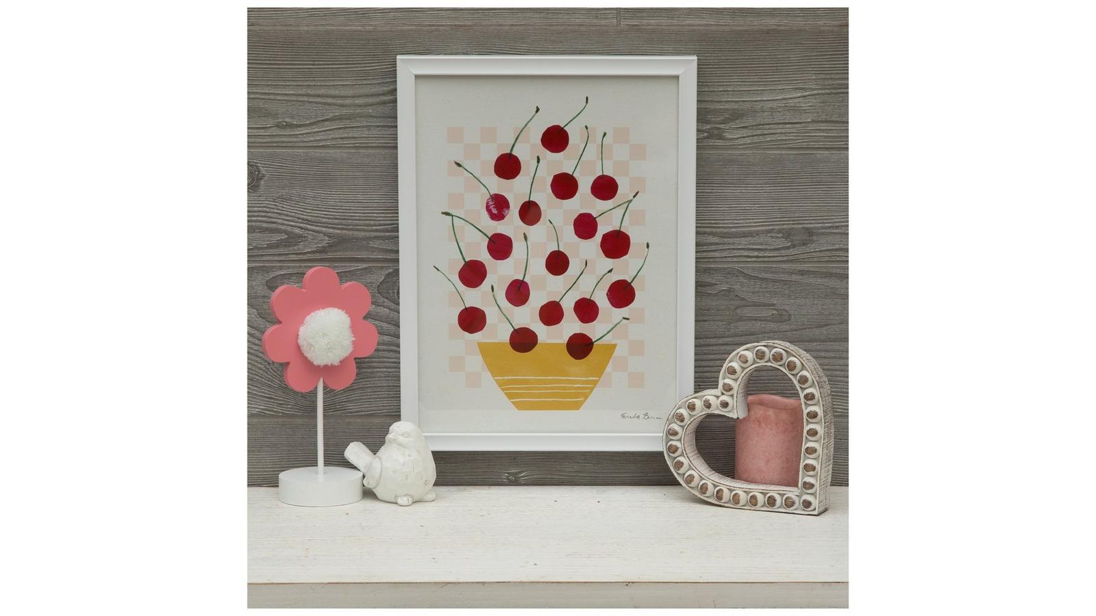 Falling Cherries Framed Wall Decor | Hobby Lobby | 6374276