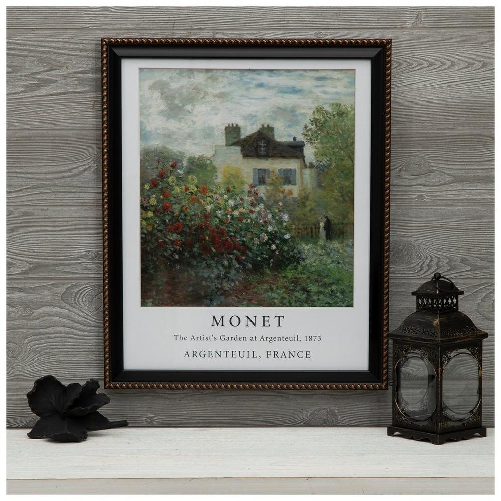 Monet The Artist's Garden Framed Wall Decor | Hobby Lobby | 6374391