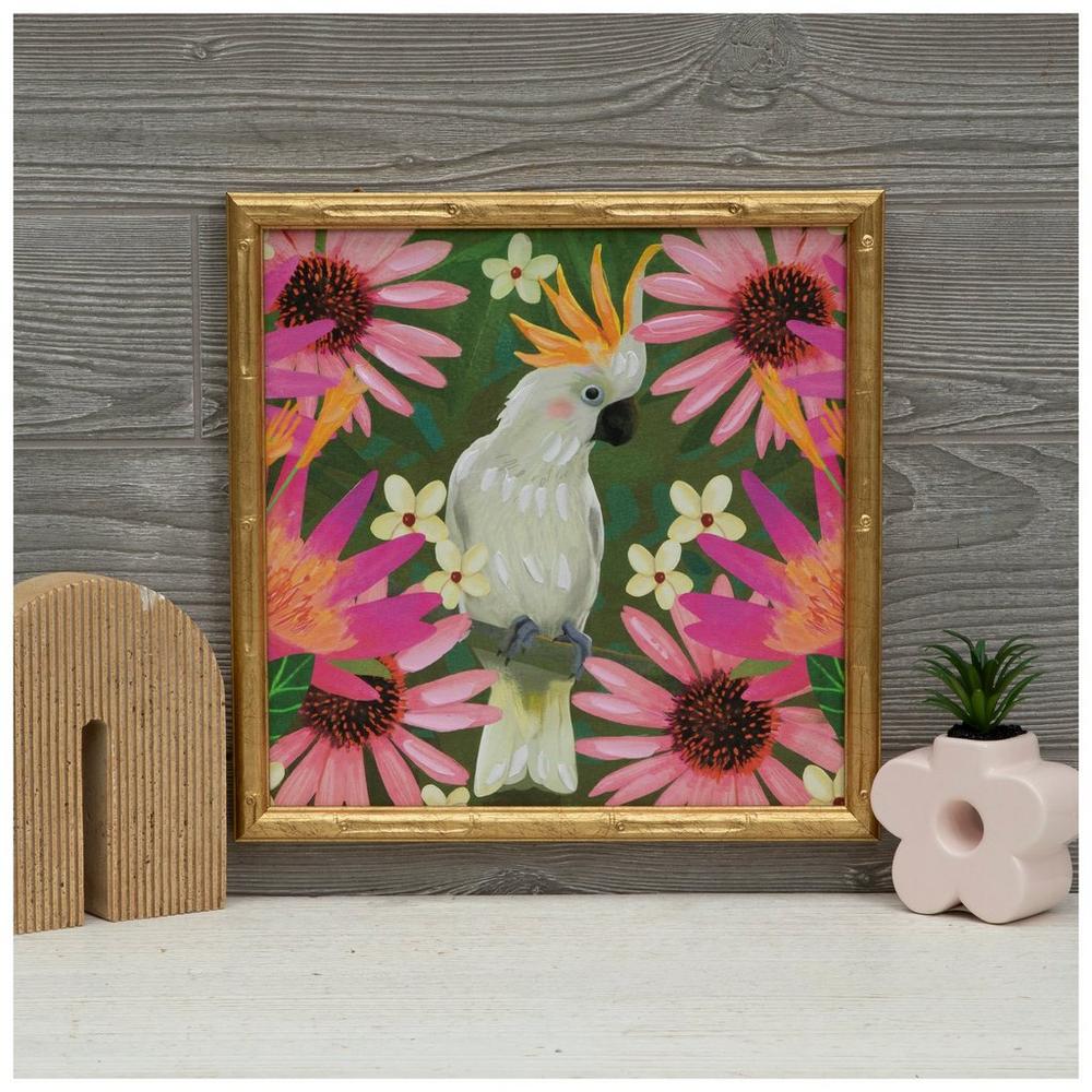Stupell Industries Tropical Crane Bird Botanicals