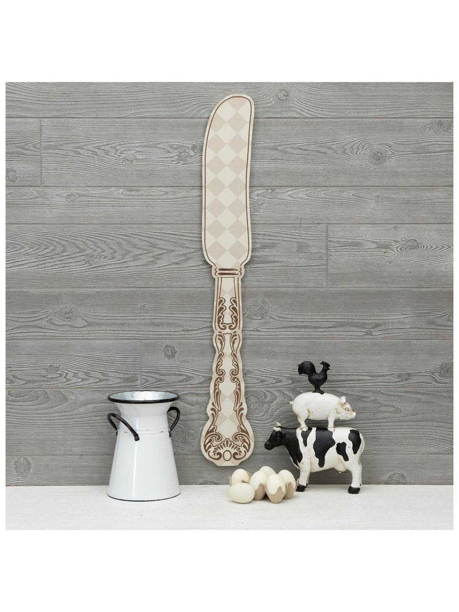 Checkered Knife Wood Wall Decor | Hobby Lobby | 6374714