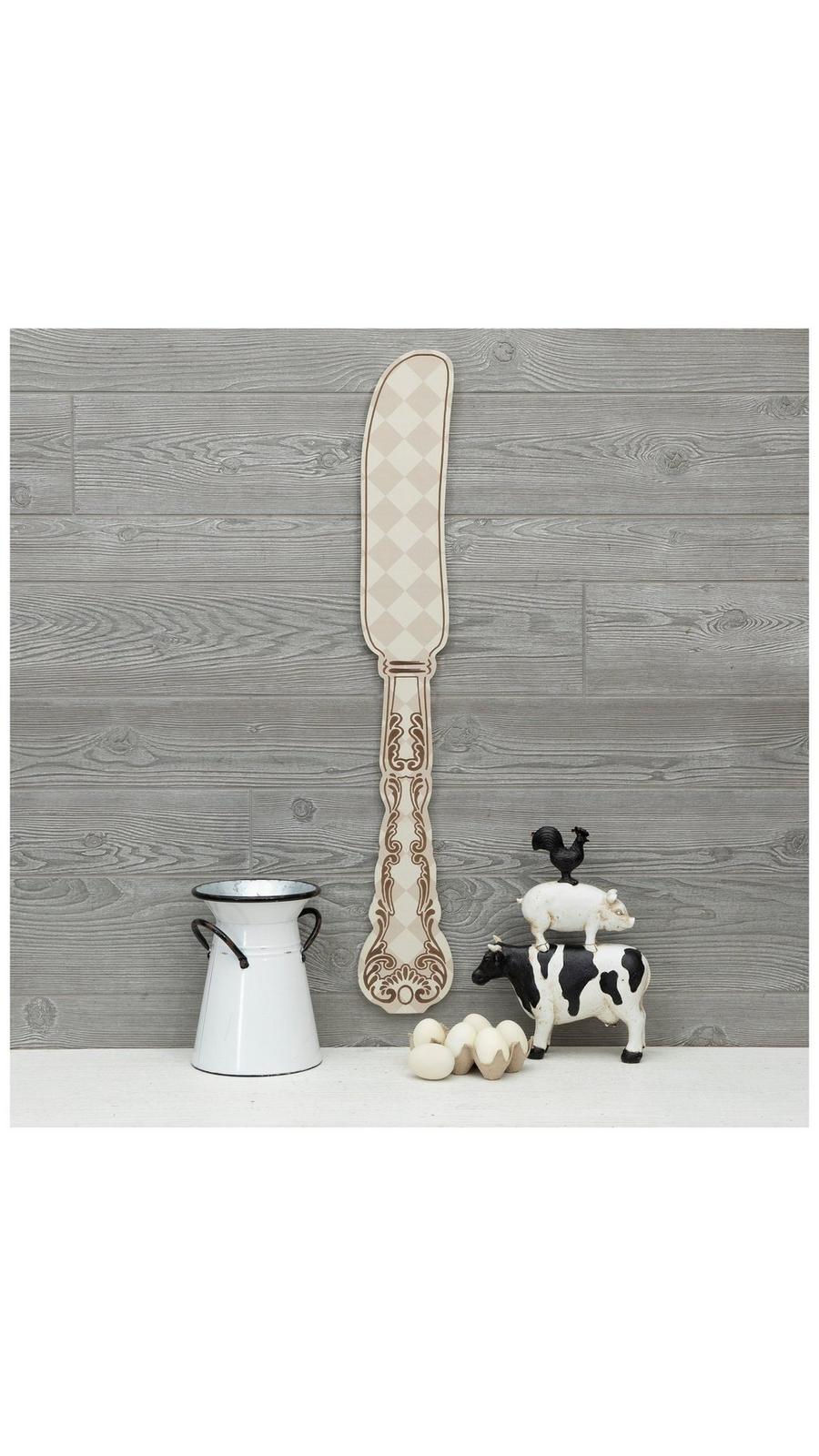 Checkered Knife Wood Wall Decor | Hobby Lobby | 6374714