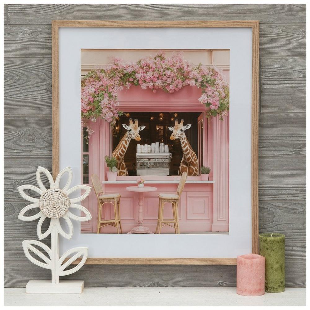 Giraffe Baristas Framed Wall Decor | Hobby Lobby | 6374763