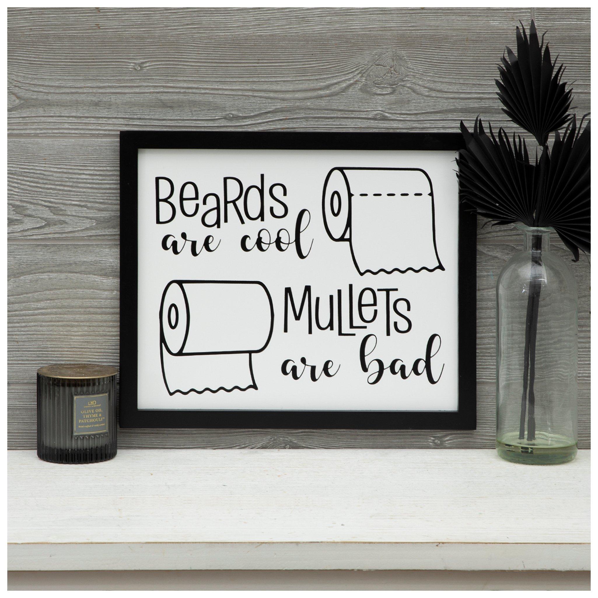 Funny Bathroom Sign By SIGN CHICKEN – Aluminum Novelty Decor, Toilet Paper History Theme, White & Brown