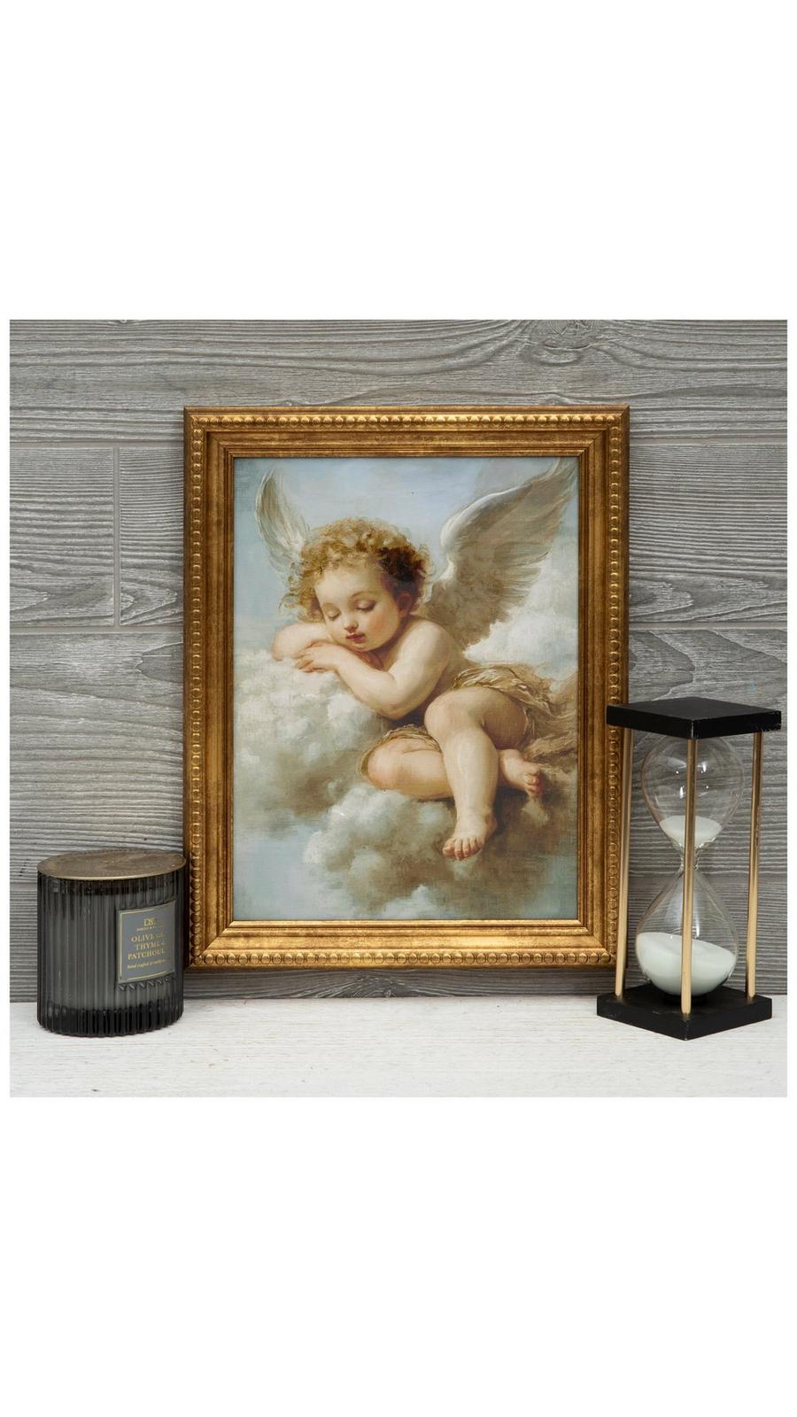 Sleeping Cherub Canvas Wall Decor | Hobby Lobby | 6377105