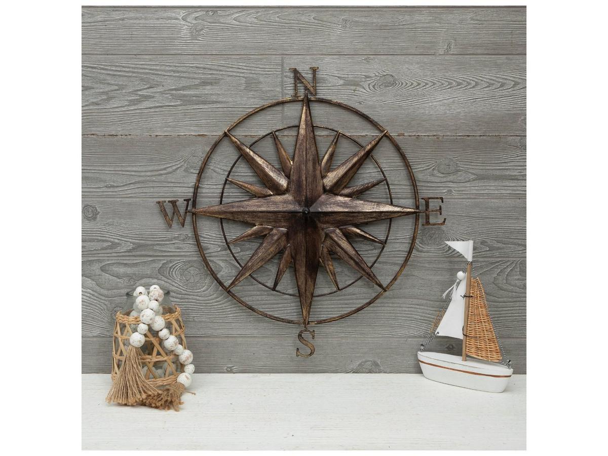Antique Bronze Compass Metal Wall Decor | Hobby Lobby | 6377766