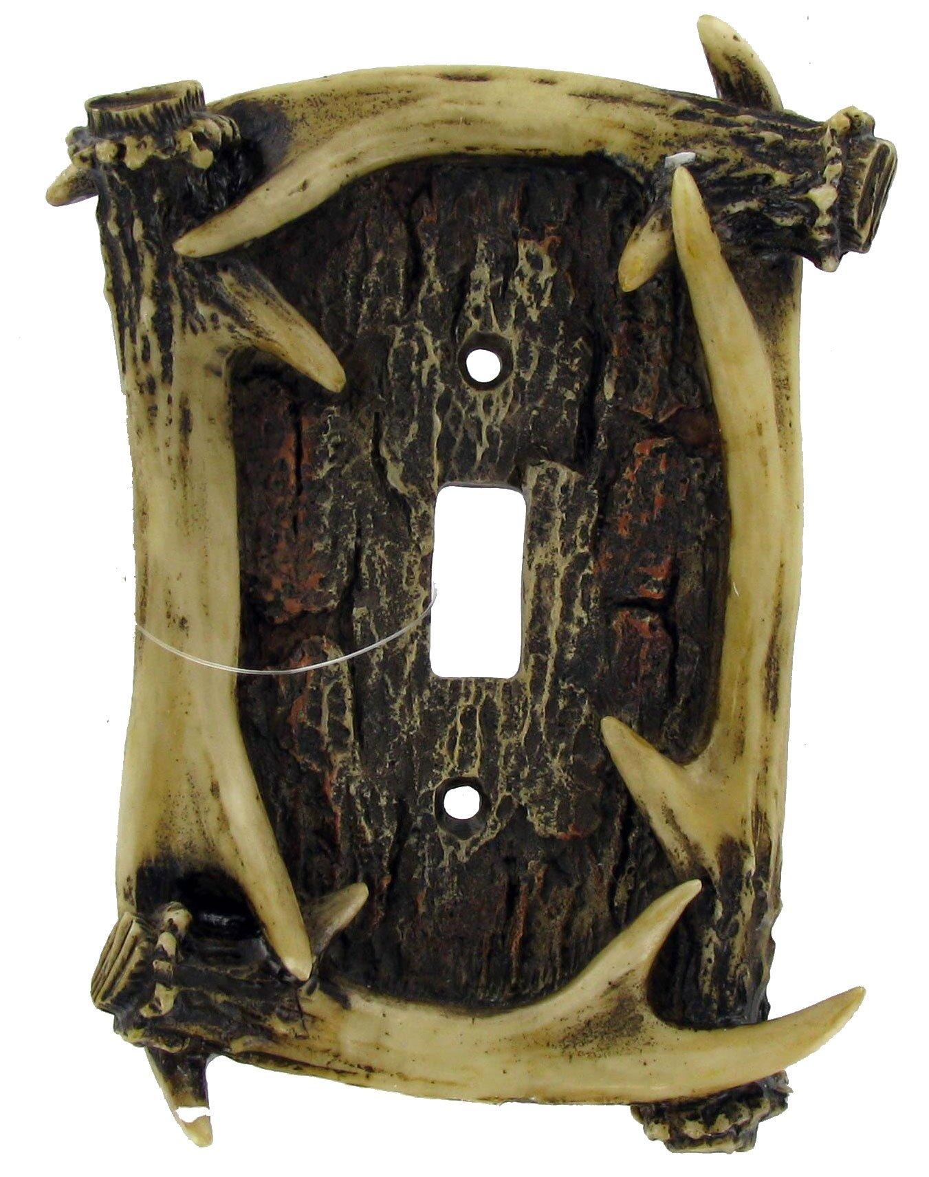Antlers Single Switch Plate Hobby Lobby 637819