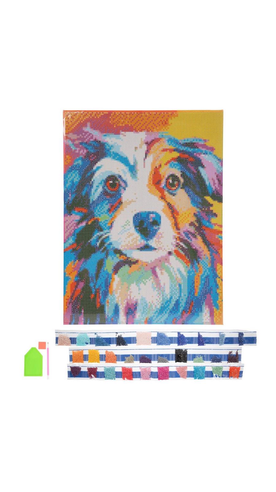Multi-Color Dog Diamond Art Kit | Hobby Lobby | 6378590
