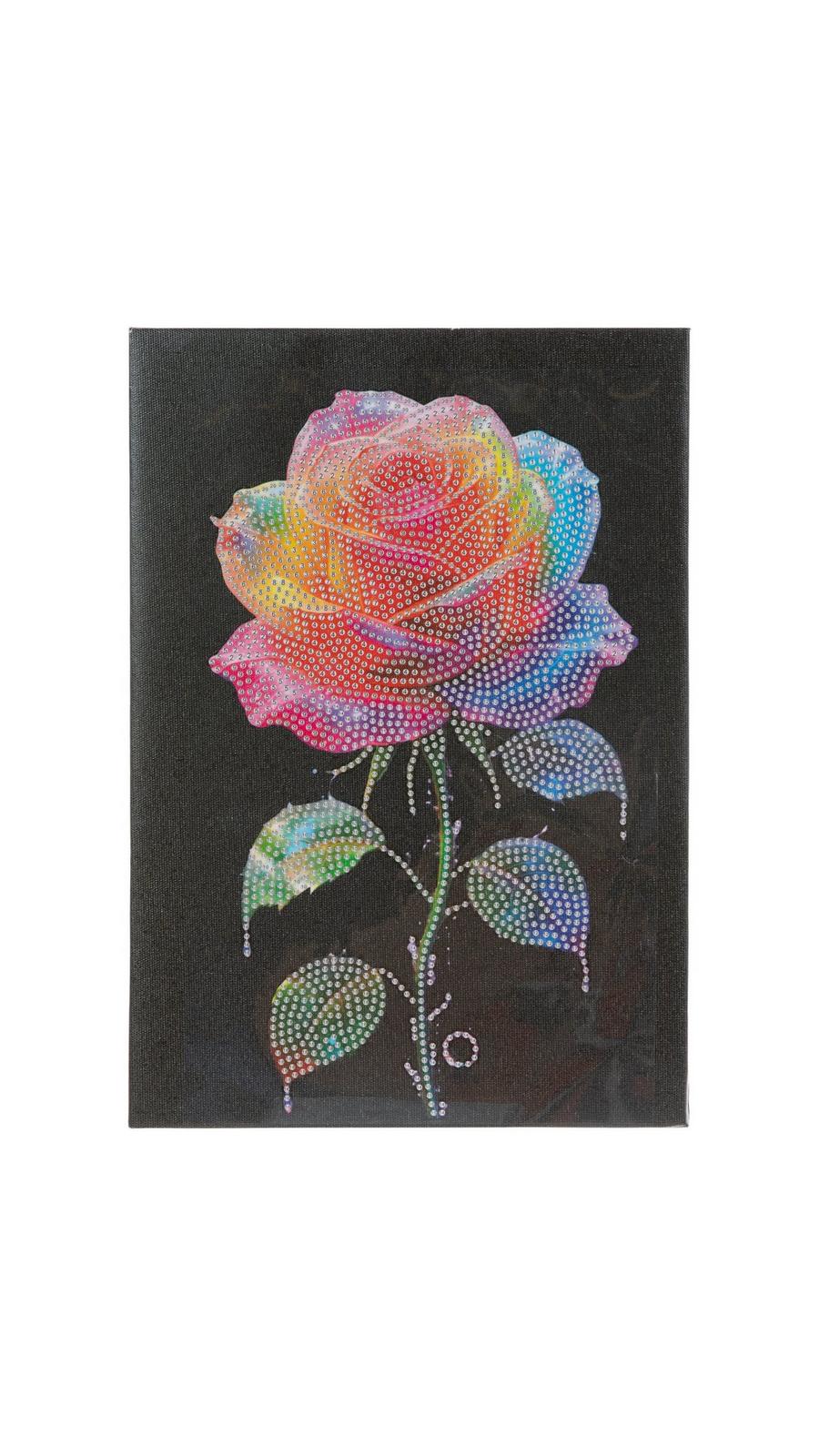 Rainbow Rose Stem Diamond Art Kit | Hobby Lobby | 6378699