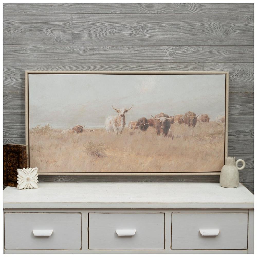 Approaching Heard Canvas Wall Decor