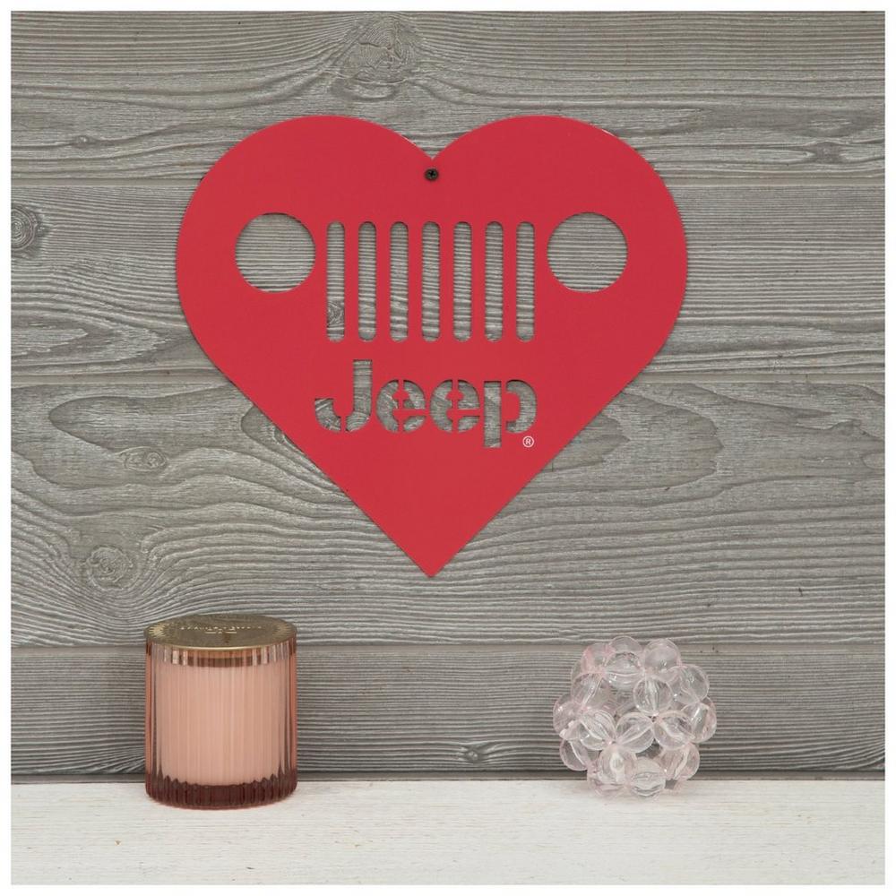 Pink Jeep Heart Metal Sign | Hobby Lobby | 6379556