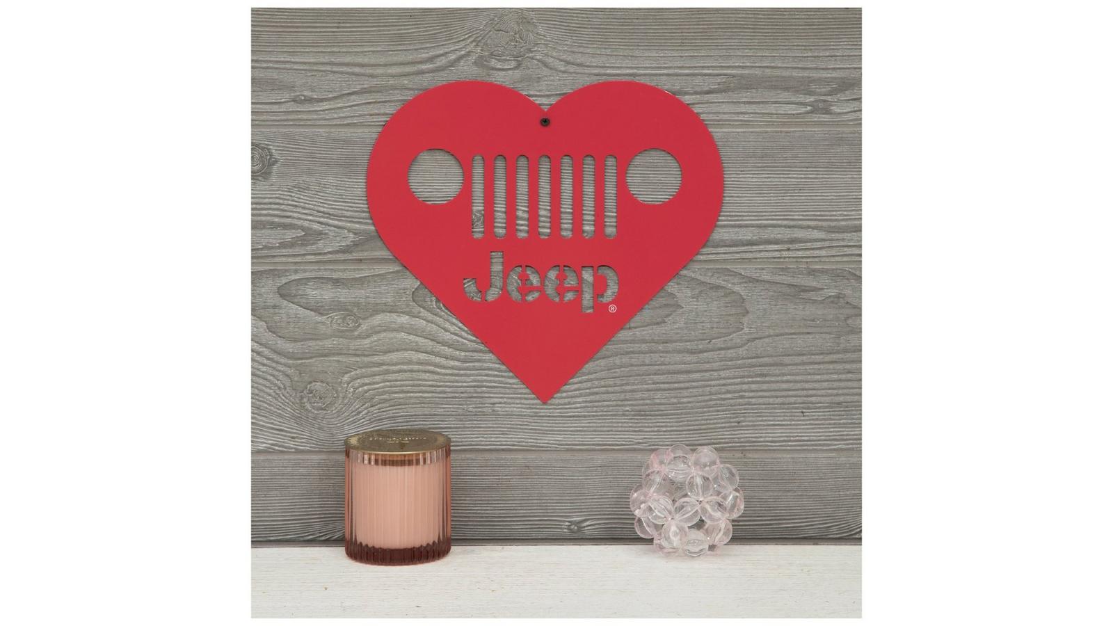Pink Jeep Heart Metal Sign | Hobby Lobby | 6379556