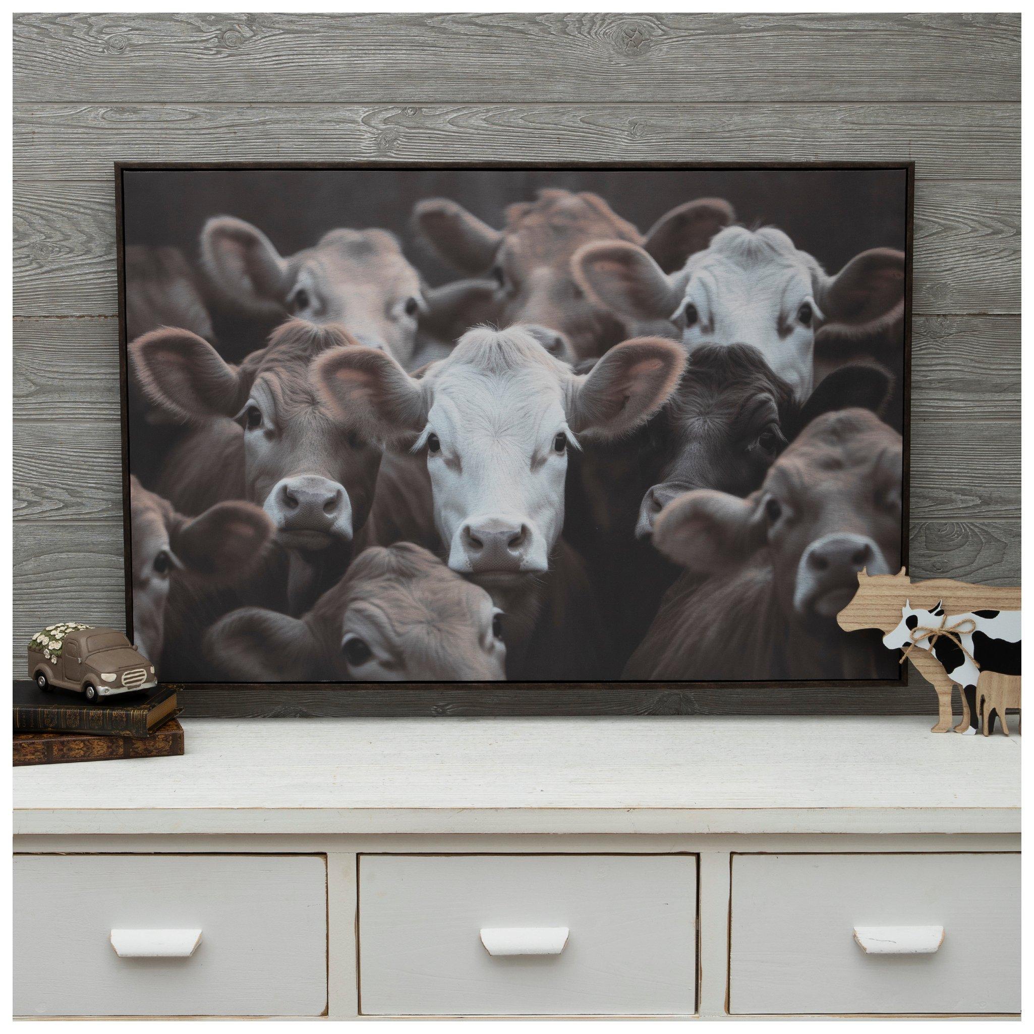 Herd Of Cows Canvas Wall Decor view 1