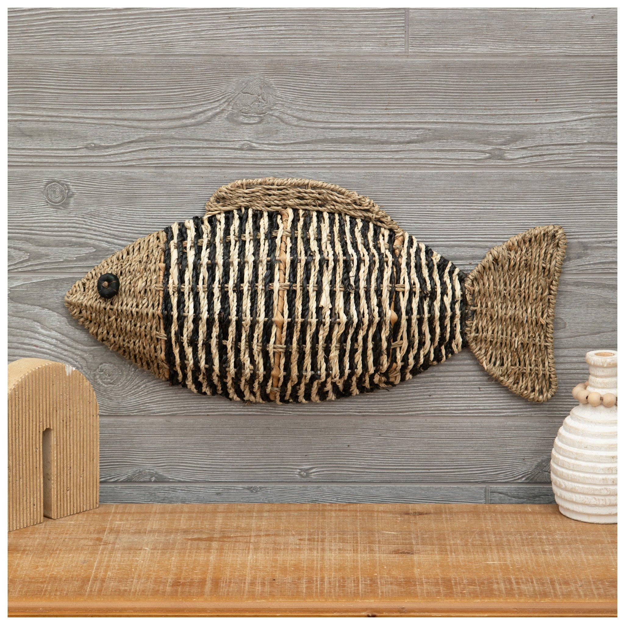 decorative fish net hobby lobby Boao 28 Pcs Fishnet Nature Wall Decoration Set 79 x 59 Inch Nautical Fishing Net Hanging Decor, 9 Sea Shells, 4 Starfish, 2 Life Ring, Fish, Anchor, 10 Clips for Party (Blue) Find Decorative Fishing Net at Michaels Decorative Net - 3' x