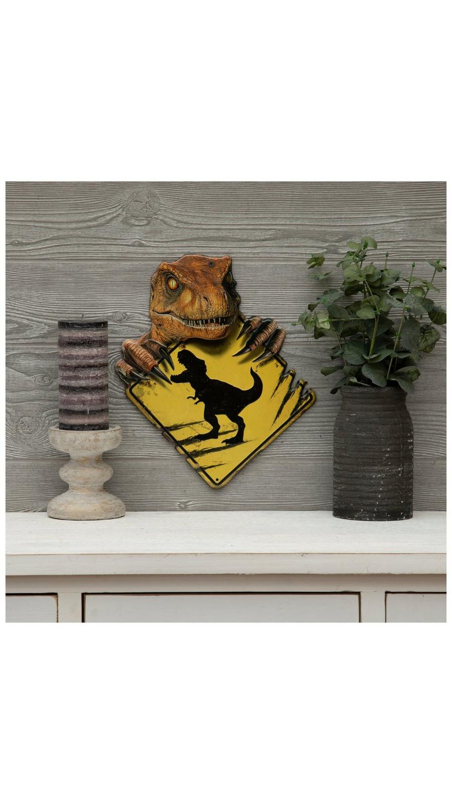 Dino Crossing Metal Sign | Hobby Lobby | 6380992