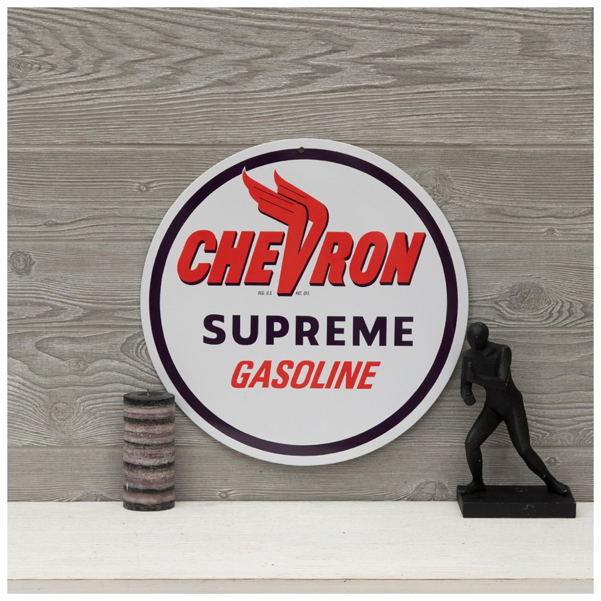 Chevron Supreme Gasoline Metal Sign | Hobby Lobby | 6382204