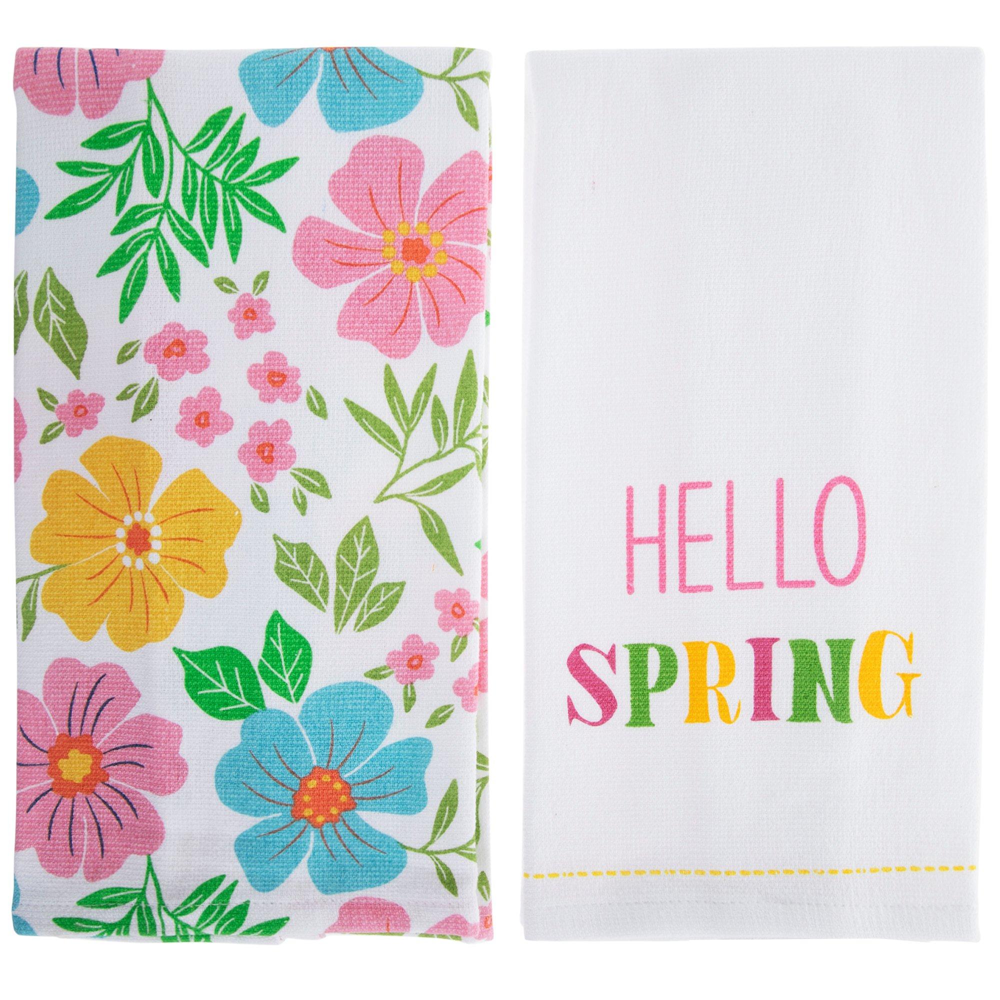 Hello Spring Kitchen Towels | Hobby Lobby | 6383673