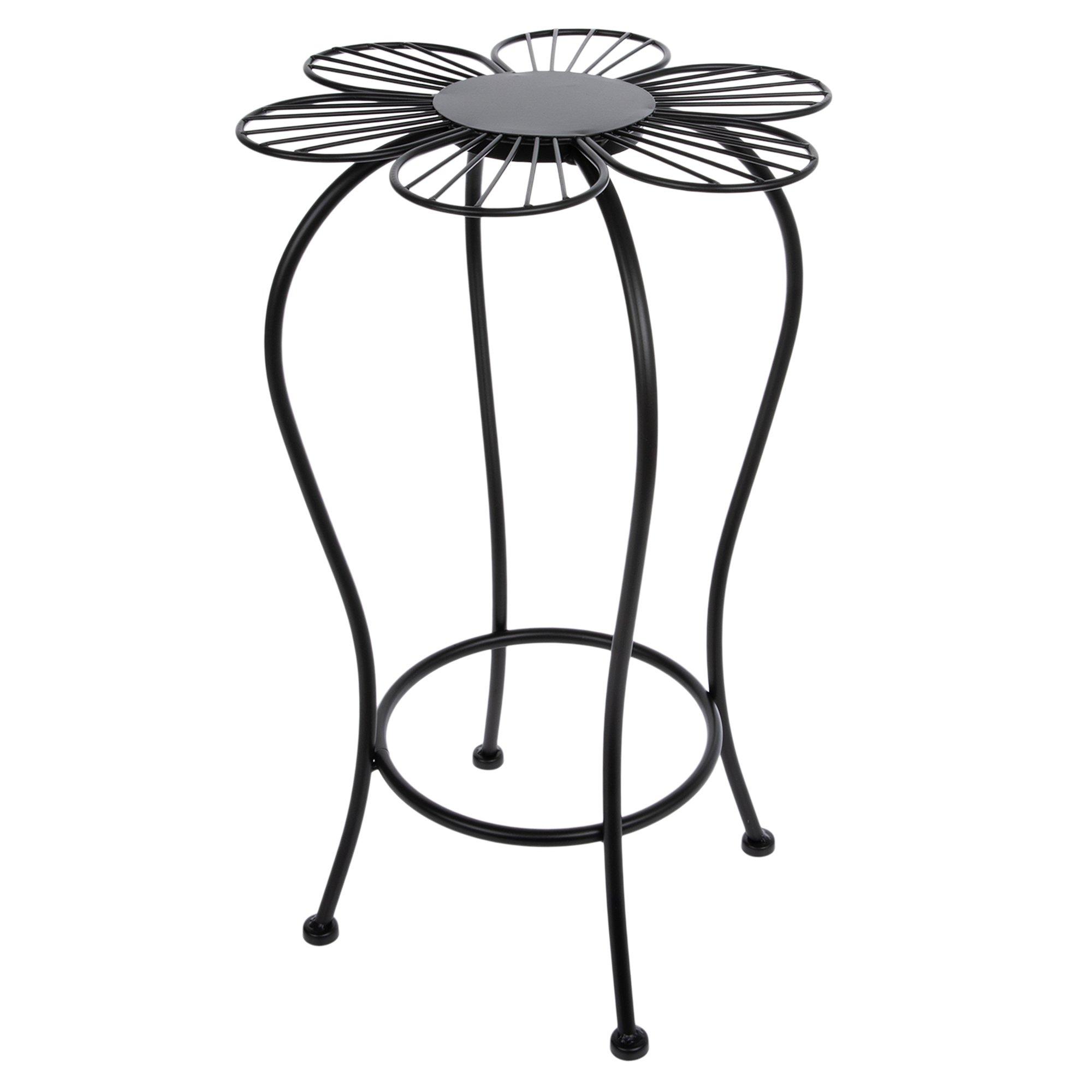 Black Flower Metal Plant Stand | Hobby Lobby | 6383905