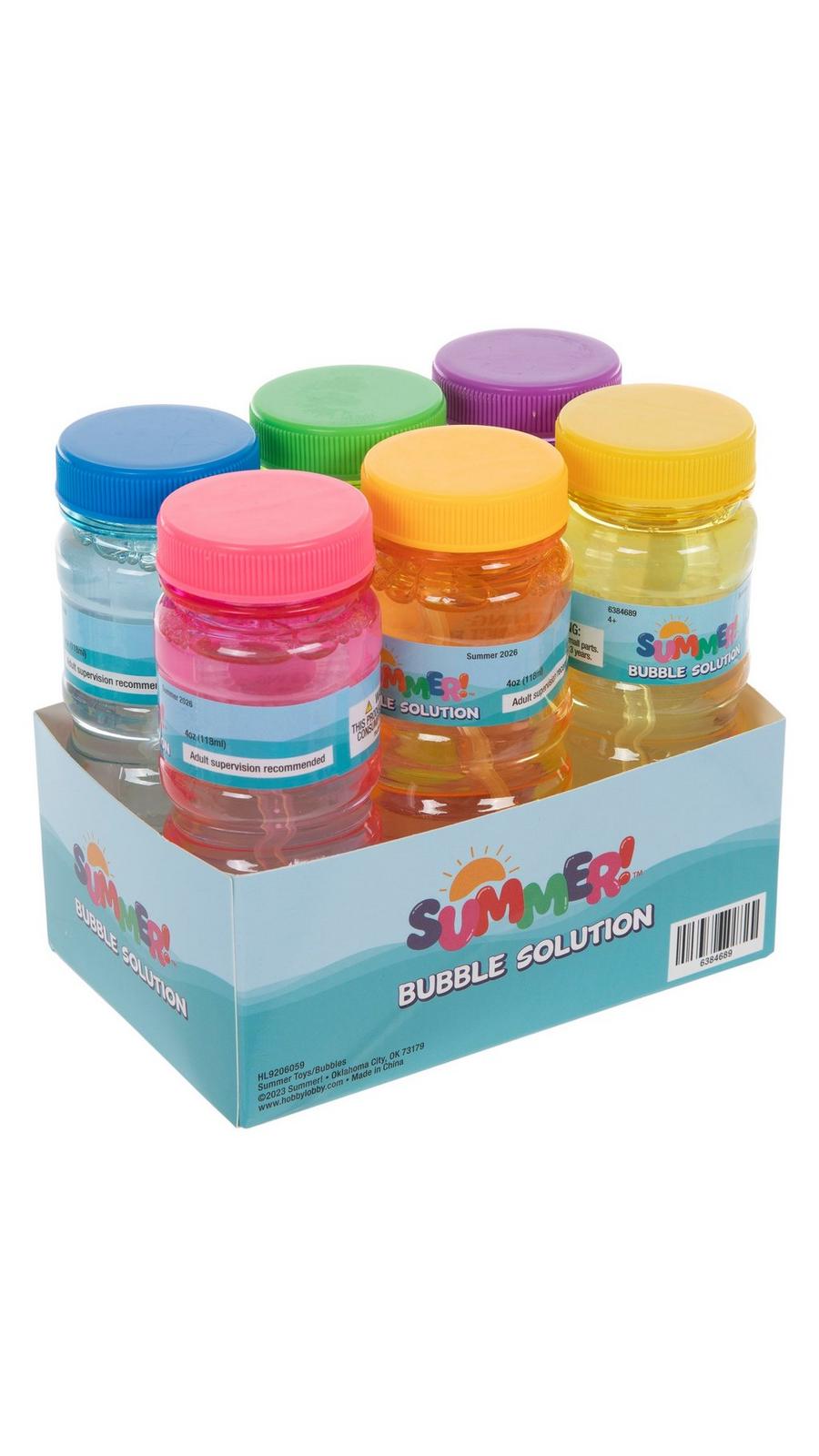 Bubble Solution Bottles - 6 Piece Set | Hobby Lobby | 6384689