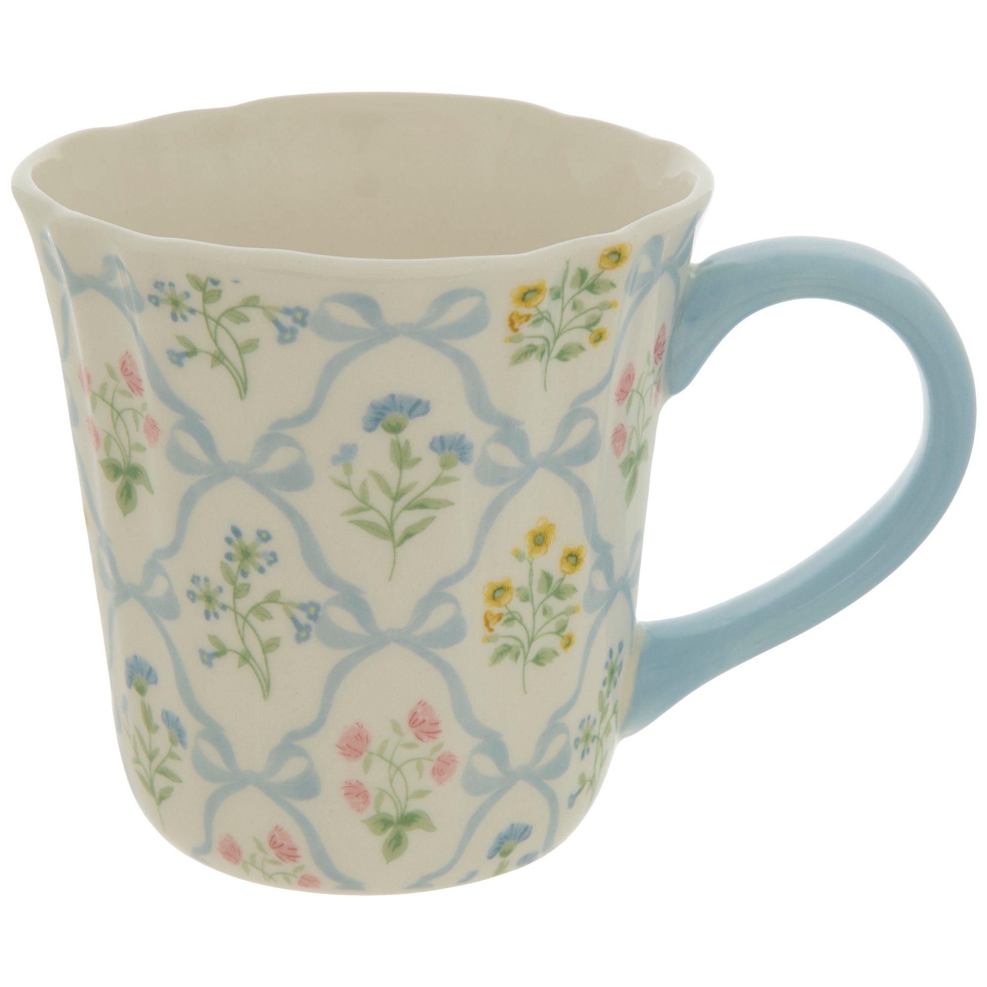 Blue Bows & Flowers Mug | Hobby Lobby | 6385447