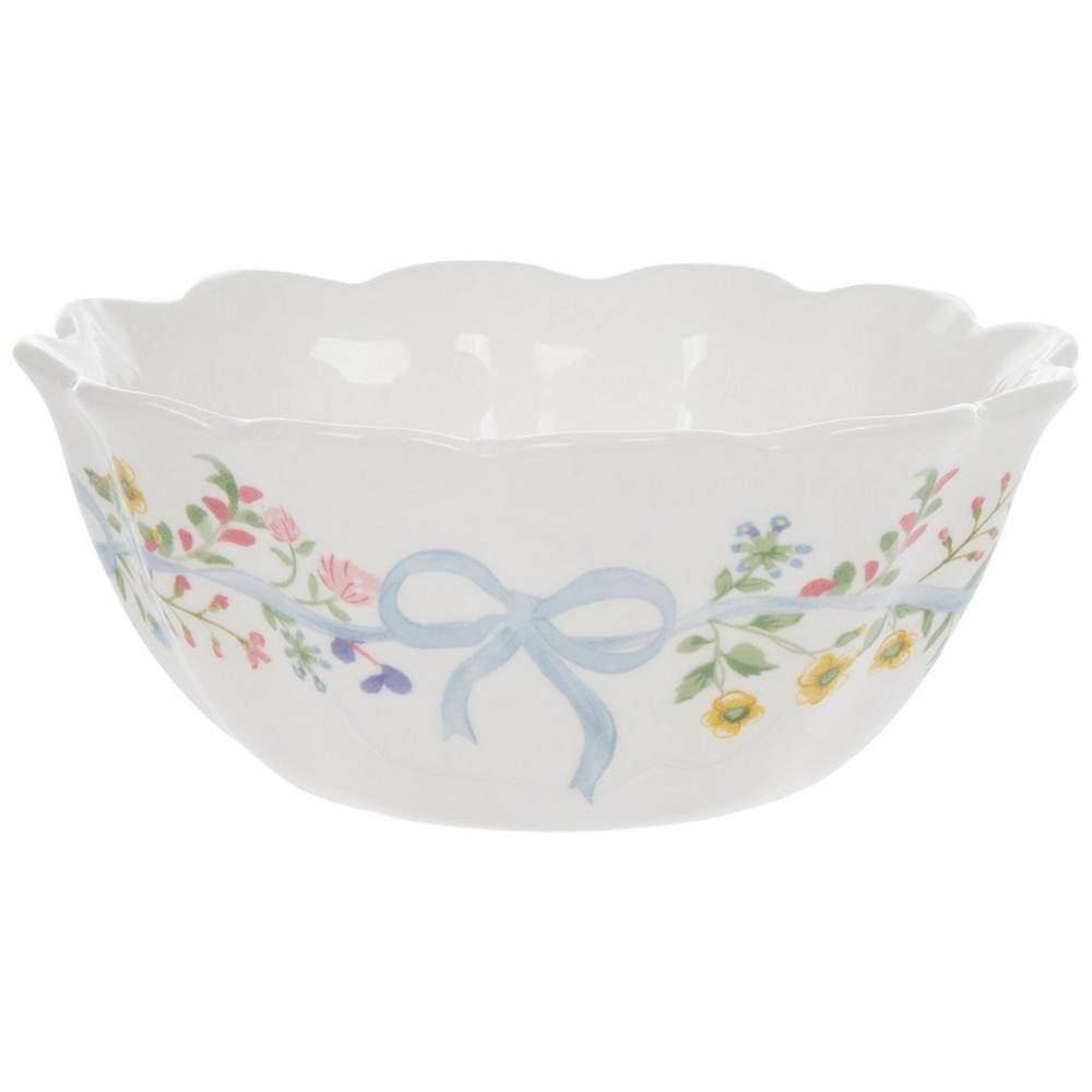 Blue Bow Flower Bowls