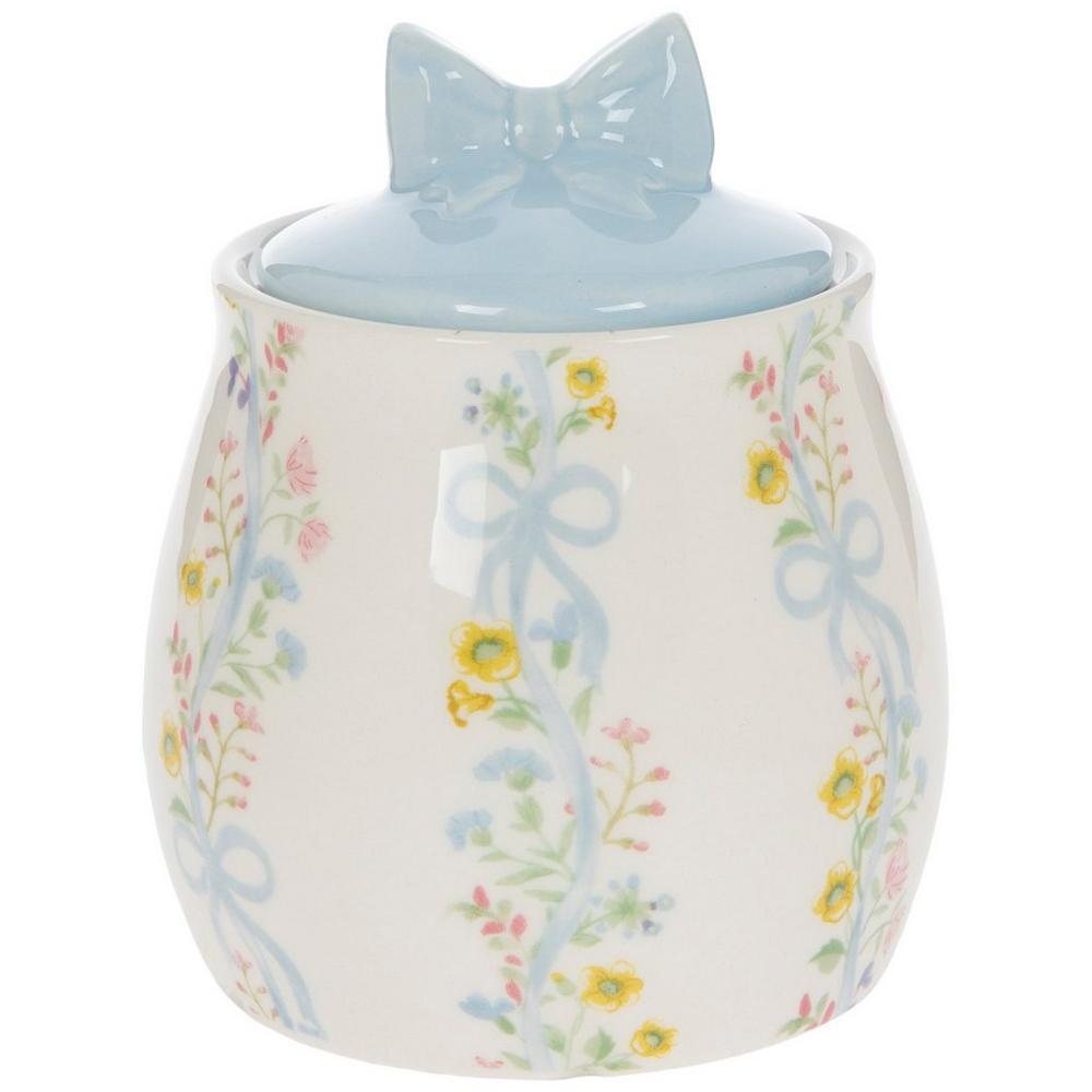 Blue Bows Sugar Bowl