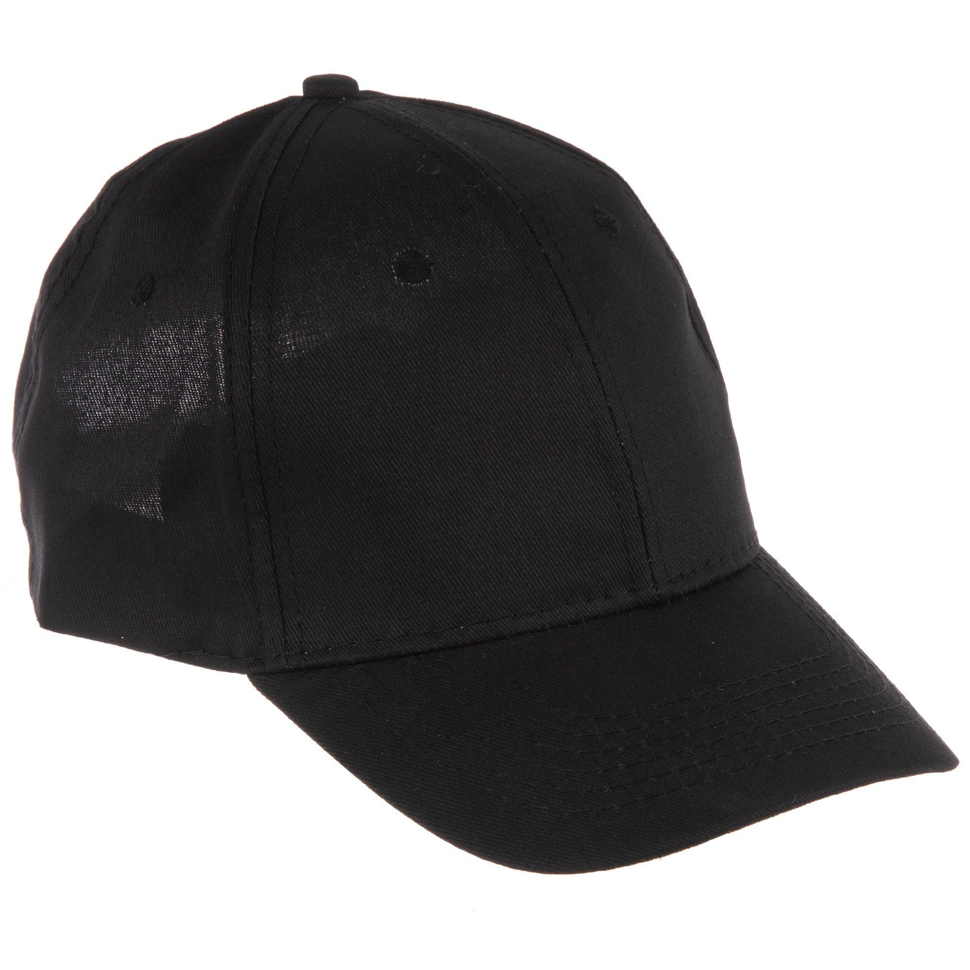 black baseball hats