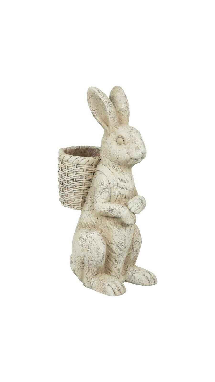Bunny With Basket Planter | Hobby Lobby | 6386353