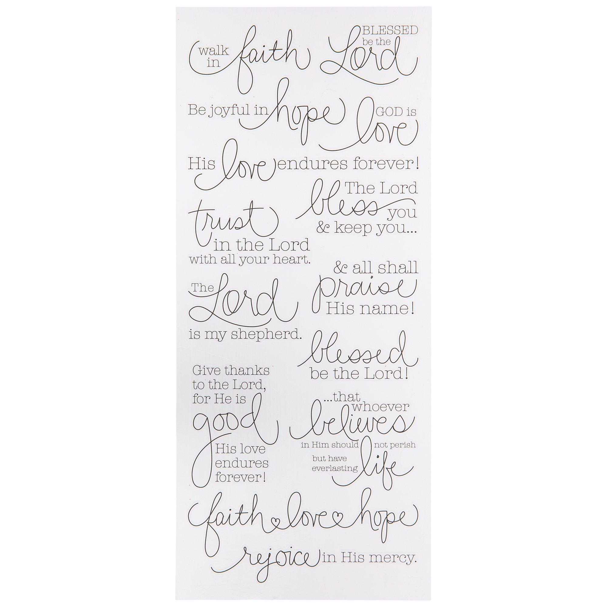 Handwritten Religious Stickers Hobby Lobby 638650
